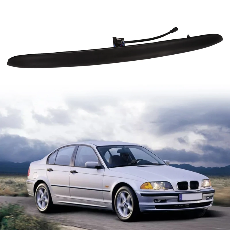 BMW E46 325I 323I 328I 51137171699 용 키 버튼이 있는 검정색 자동차 트렁크 리드 그립