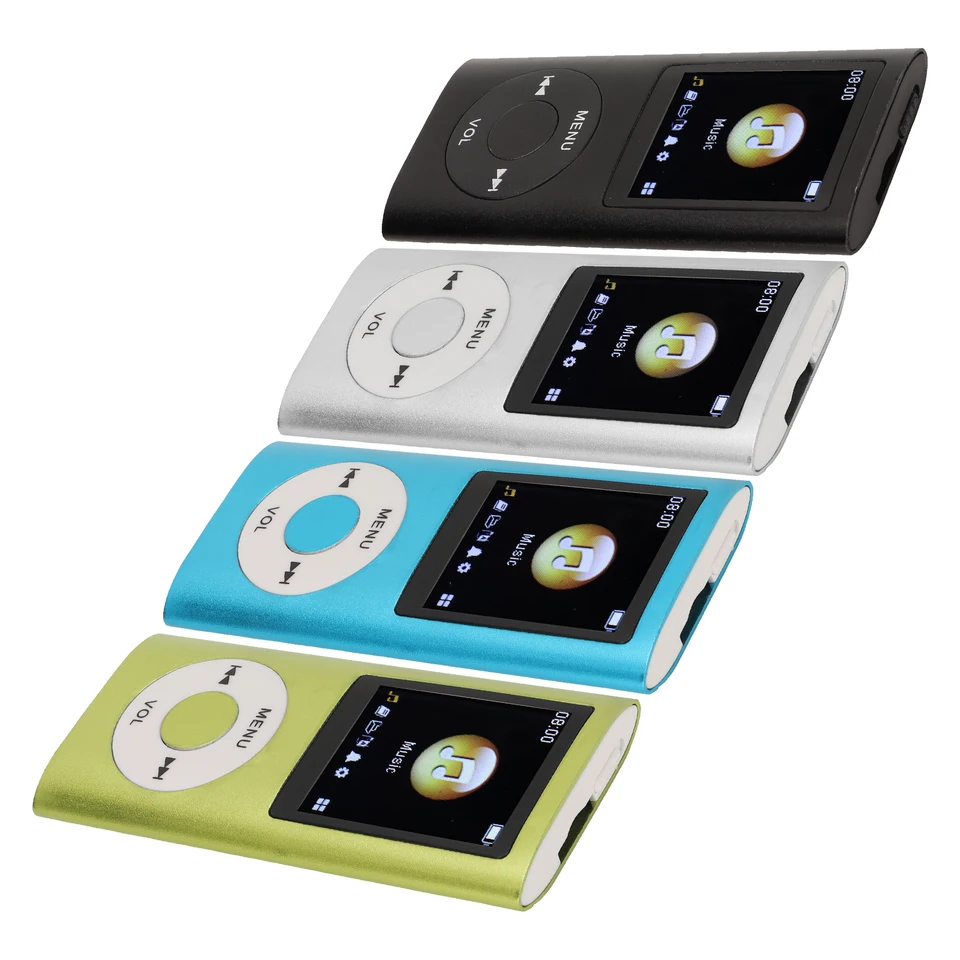 MP3 Player Stylish Multifunctional Lossless Sound Slim 1.8 Inch LCD Screen Portable MP3 Music Player