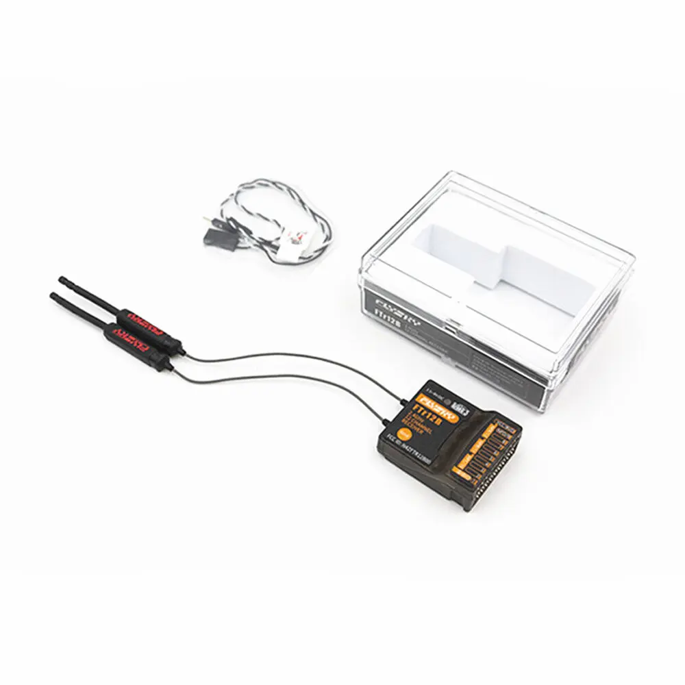 

FLYSKY FTr12B 2.4G 12CH AFHDS 3 Dual Antennas Receiver PWM PPM IBUS SBUS for FLYSKY PL18 NB4 NB4 Lite Transmitters