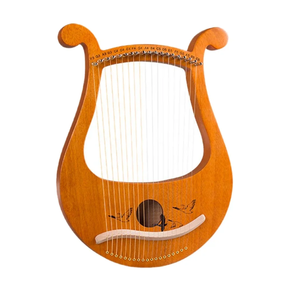 Harp Musical Instrument 19 Metal Strings Lyre Harp