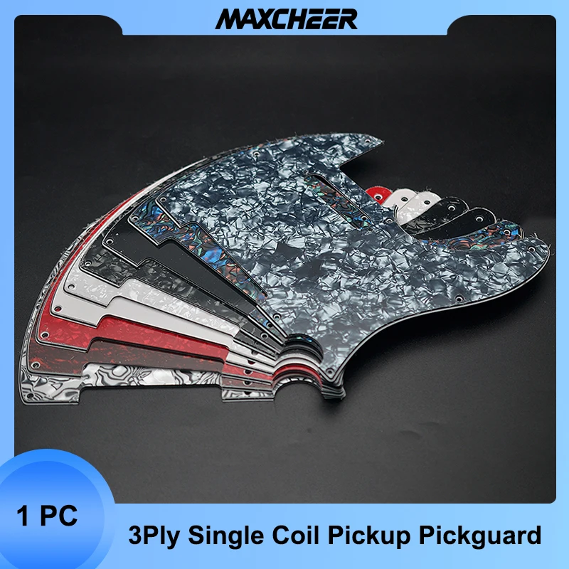 

TL Pickguard 3Ply Single Coil Pickup Hole 8 Screws Hole Scrate Plate for TL Style Electric Guitars Multi Colour