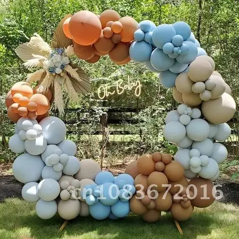 

Teddy Bear Series Blue Balloon Arch Kit Garland Bow Balloons Wedding decor Baby Shower Girl Birthday Party Balon