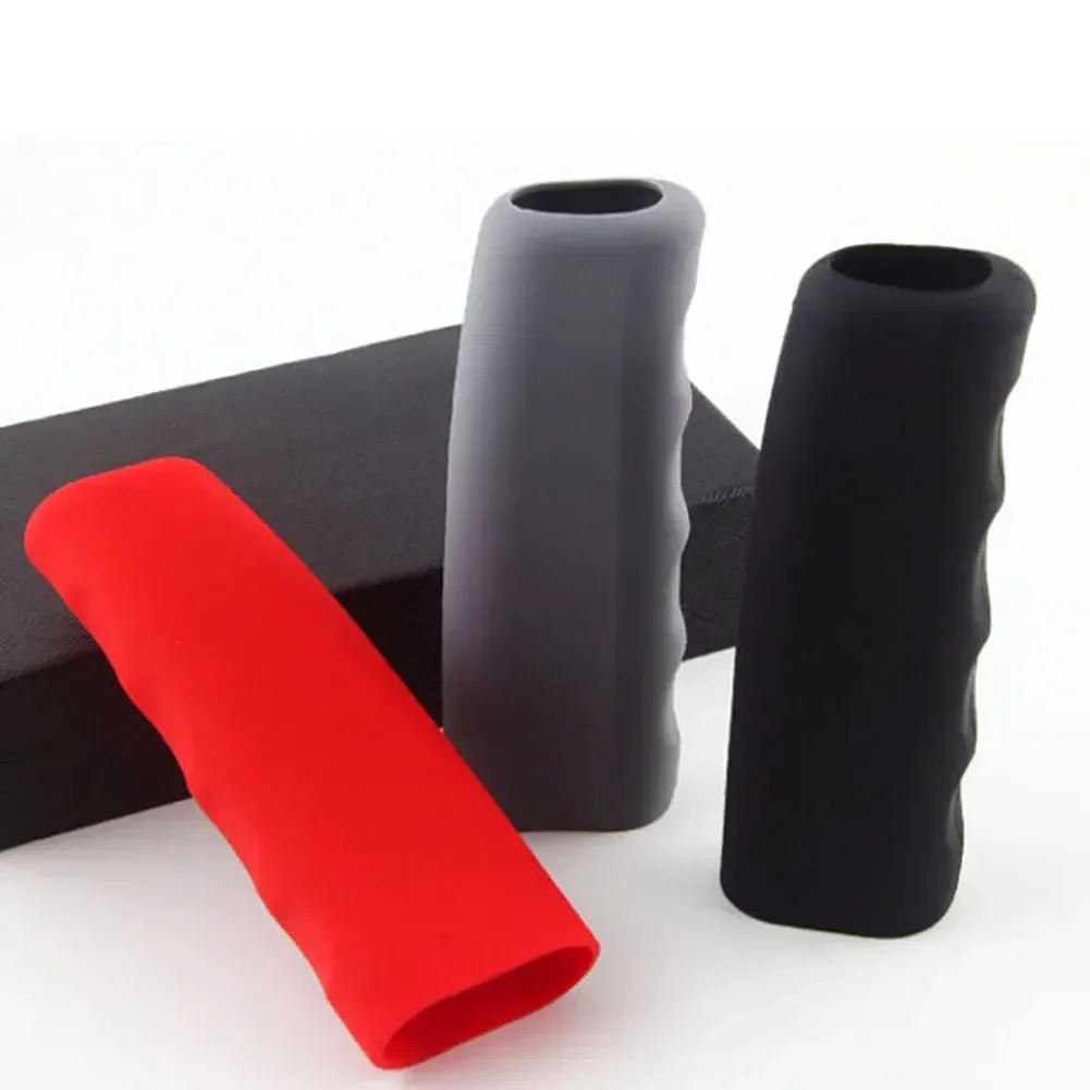 Universial Hand Brake Set Car Handbrake Sleeve Silicone Gel Cover Anti-Skid Auto Parking Brake Handle Sleeve Car Accessories