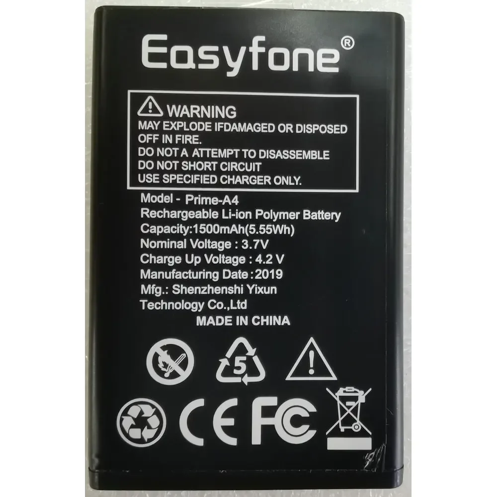 

Оригинальный запасной аккумулятор для телефона EOSYFONE PRIME-A4