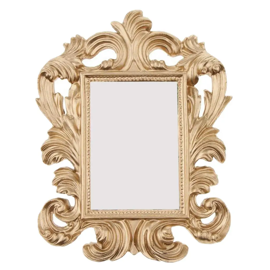 Charming Glitters Gold Baroque Photo Frame Place Card Holder Picture Frame Wall Wedding Home Wedding Birthday Decor