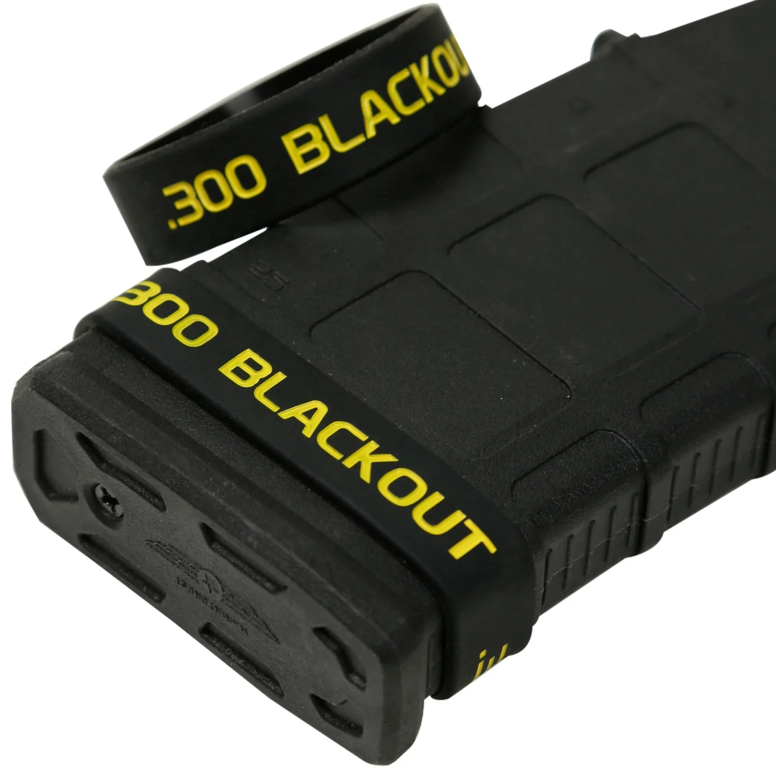 6 Pack Magazine Marking Band for 5.56 Nato 300 Blackout .223 REM 7.62x35 mm 300 AAC BLK Magazine Marking Rubber Band Muti-Colors