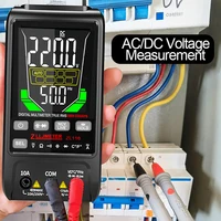 USB Charge Digital Multimeter Large Screen 9999 AC DC Current Voltage True RMS Auto Range Capacitance Temp Ohm Multimetre Tester 2