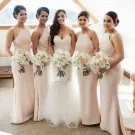 Bridesmaid Dresses Wedding Party For Women 2022 Elegant Black Satin A Line Long Night Woman's Evening Formal Gowns