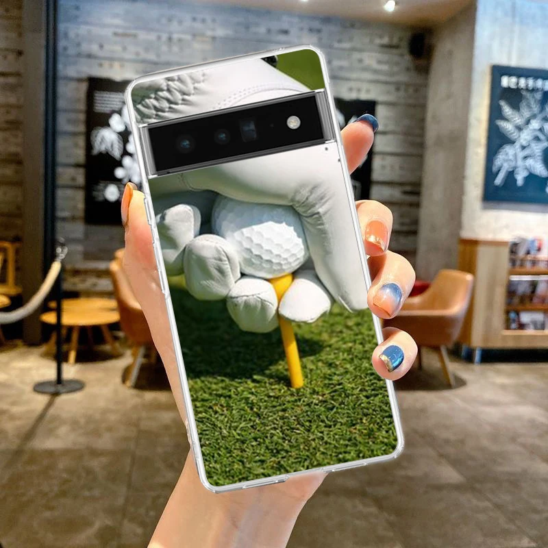 Modern Golf Clear Phone Case - Soft TPU Cover