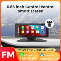 Moniteur de voiture sans fil CarPlay 10,26 "6,86", écran Android-Auto, lecteur multimédia WIFI, prise en charge de la caméra arrière, tableau de bord de Navigation FM carplay voiture autoradio carplay voiture android 1