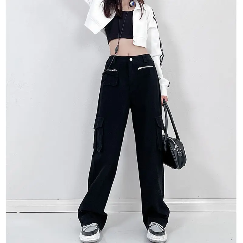 

2023 Women's Pants Spring and Summer New Pattern Overalls Loose and Comfortable Appear Thin High Waist Free Shipping