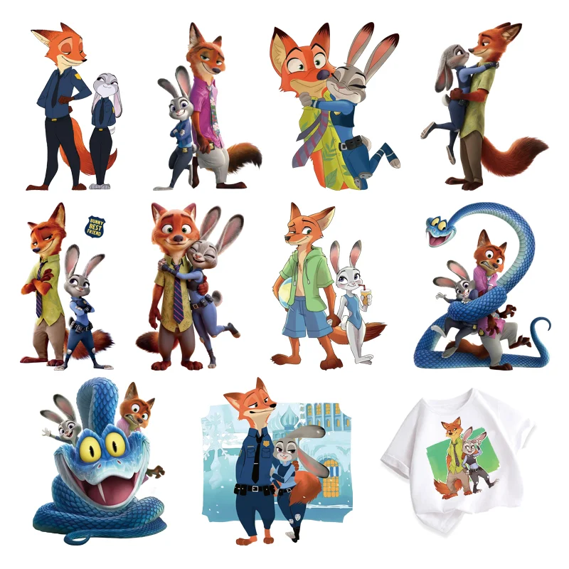 Zootopia 2 Gary De`Snake 의류 패치 비닐 스티커 DIY 어린이 의..