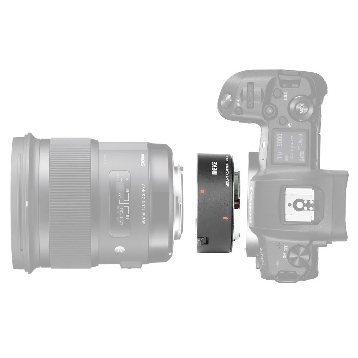 New Original Meike MK-EFTR-A Mount Adapter Ring for EF/EF-S/ RF Mount Lens to E