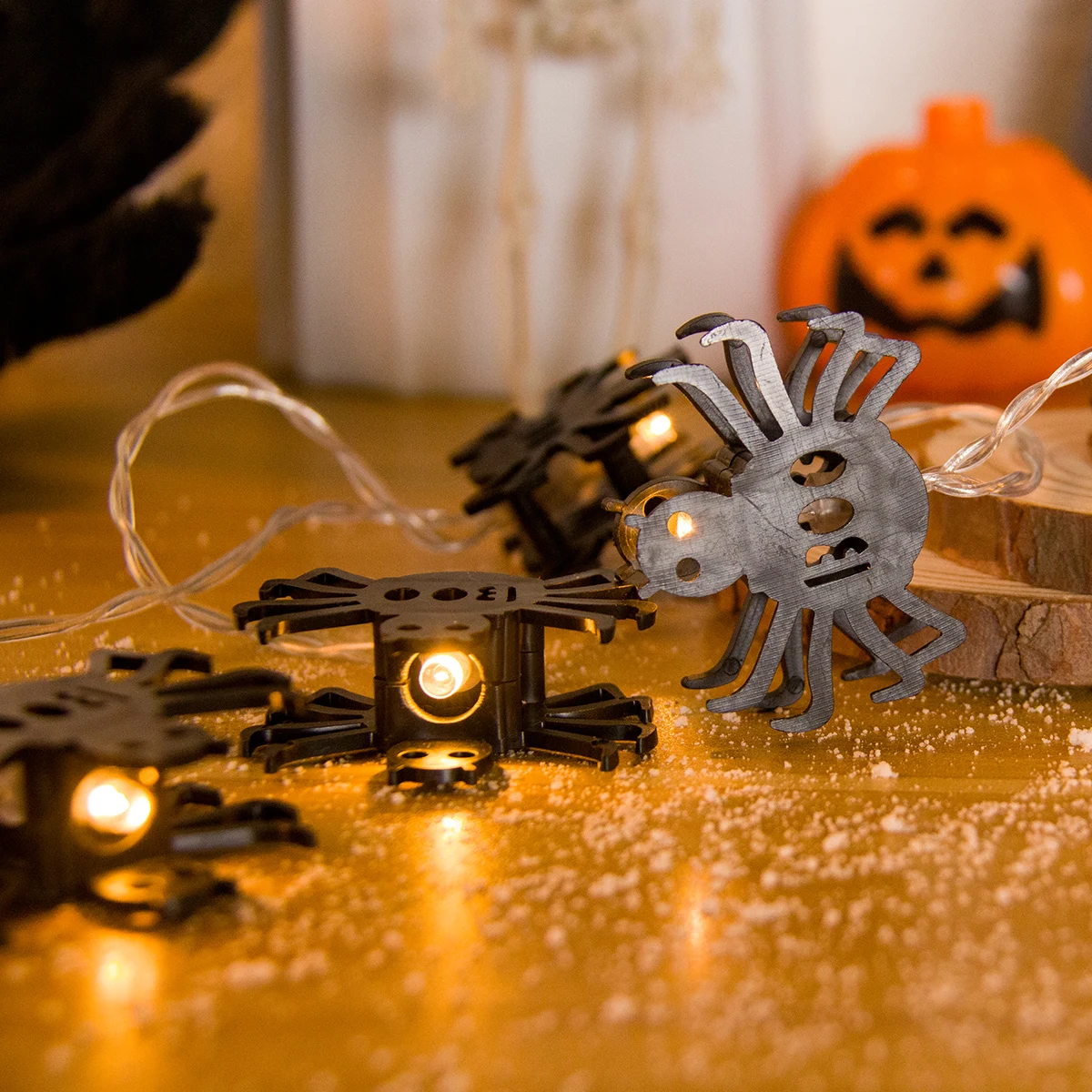 Doukesh Halloween LED Ringe - 20 Stück Blinkende Fingerlichter