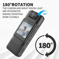 4K HD Mini WiFi Camera Infrared Night Vision Clip-On Body-Worn Camera Suitable for Law Enforcement Recording, Outdoor Activities - Image 3