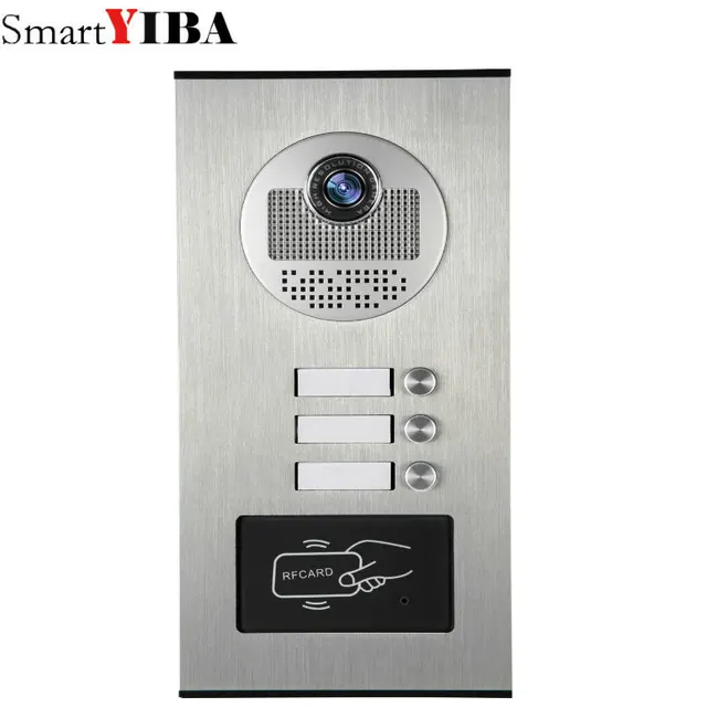 2~12 Units Apartment Video Door Phone Camera Intercom IR Night Vision Doorbell for 2/3/4/6/8/10/12 Units Apartment Suitable 3