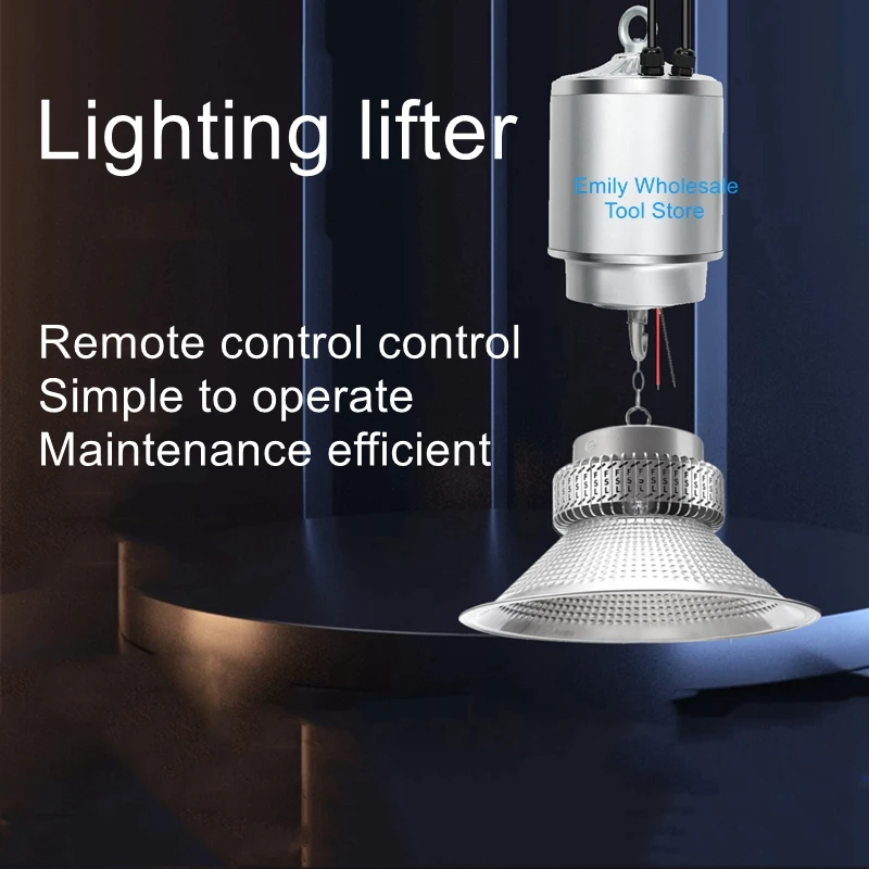 Lighting Lifter Engineering Model Smart Lifting Lighting Lifter Industrial and Mining Pendant Light