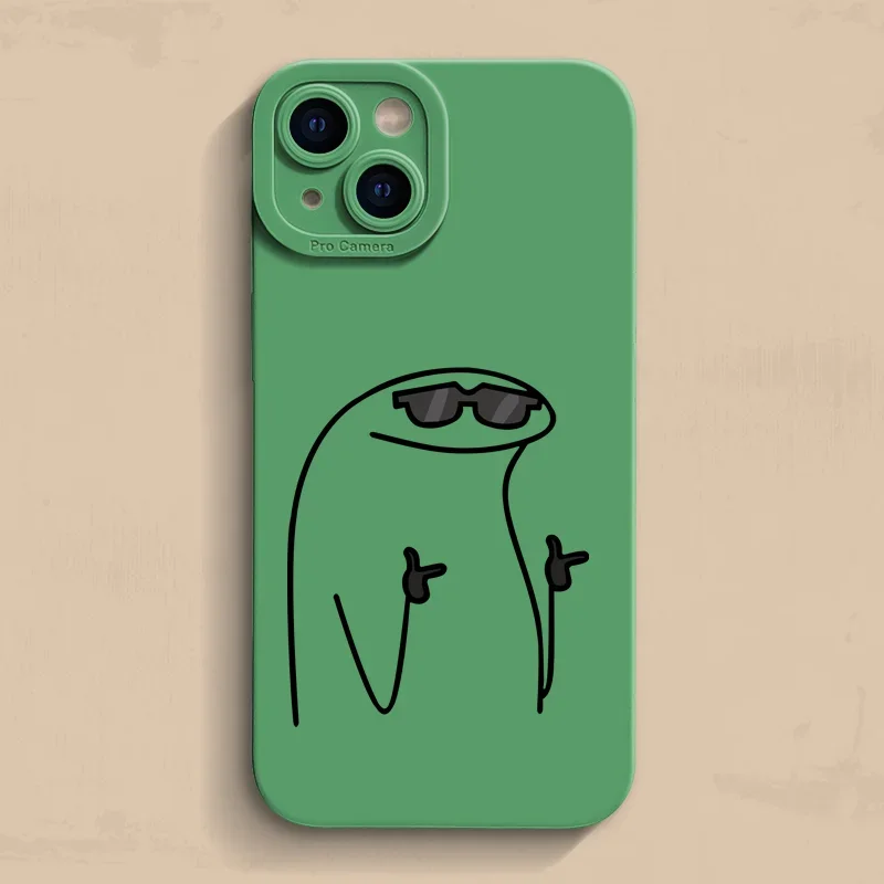Adorable Cartoon Matchman Shockproof Silicone Phone Case