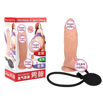 Inflatable Variable Diameter Get Bigger Dildo Women Masturbation Couple Sex Toys Pussy Vaginal Stimulate Orgasm Dildos Sexshop 5