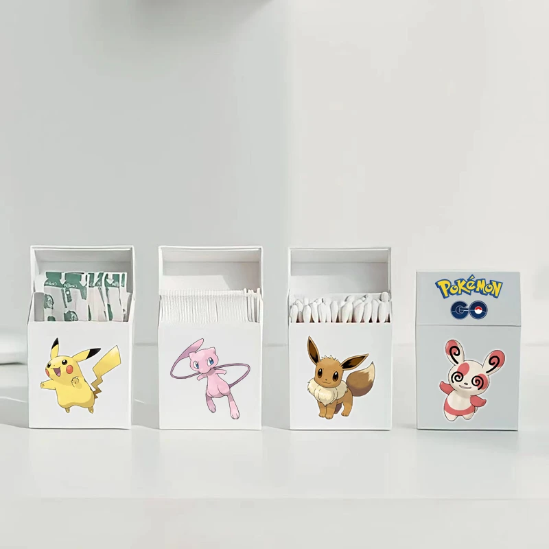 

Настольный ящик для хранения с откидной крышкой, Белая Мини-Фотокарточка с идолом, органайзер для сортировки мелких канцелярских принадлежностей, контейнер для таблеток, органайзер для сортировки