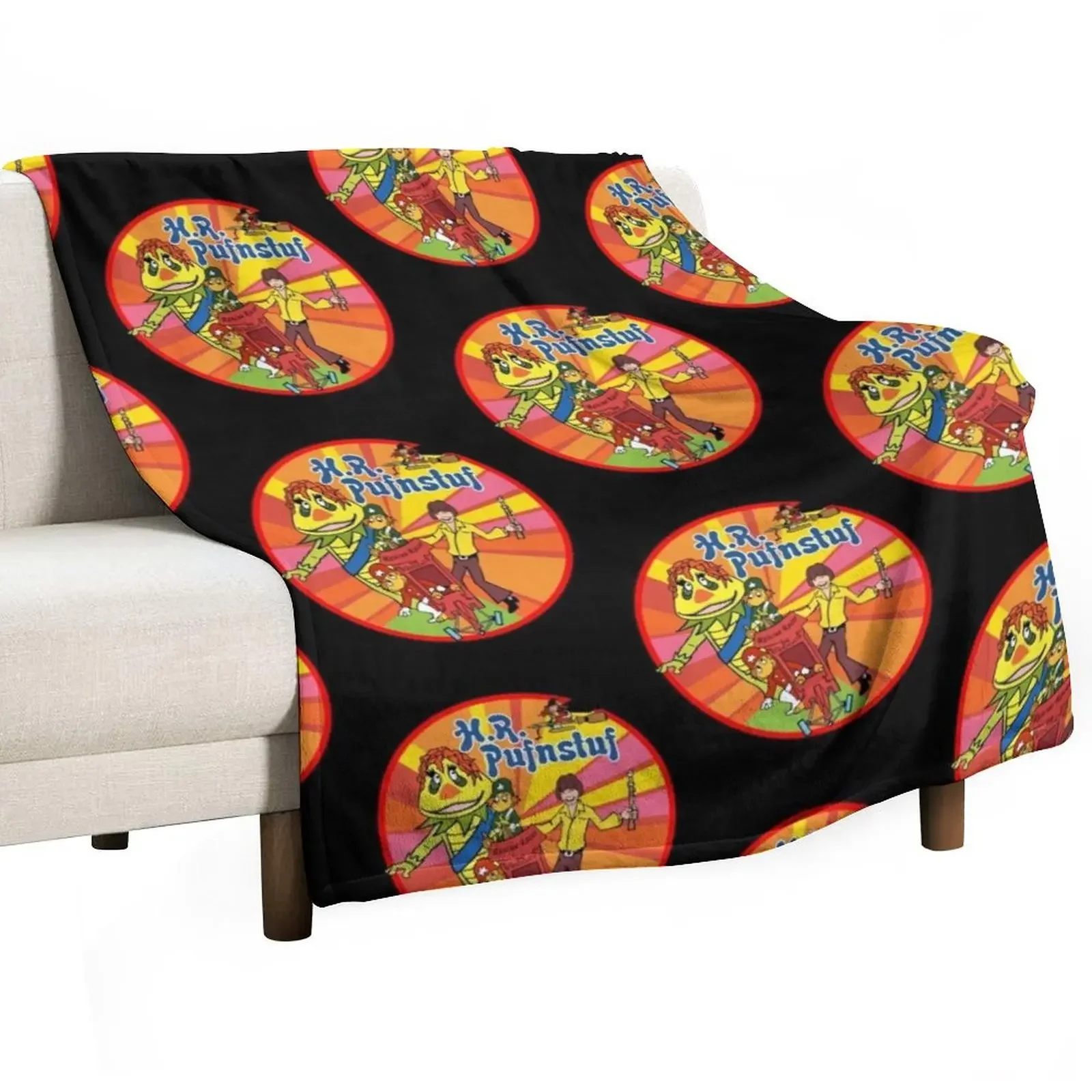 

HR H R Pufnstuf Puff Stuff Puff n stuff Shirt Sticker Hoodie Mask Throw Blanket Shaggy warm winter Hairys Flannel Blankets