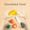 Children Pretend Play Cooking Toys Simulation Food Fruit Vegetable Kitchen Toys Montessori Educational Interactive Toy For Girls 3