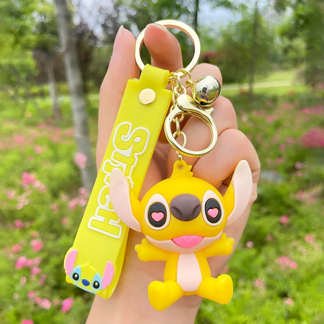 Gxhong 2 PCS Porte Clef Lilo & Stitch, Mignon Porte-Clés en