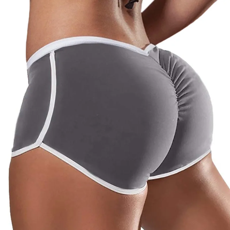 New Summer Sport Shorts Women High Waist Elasticated Seamless Fitness Leggings Push Up Gym Training Gym Tights Pocket Short