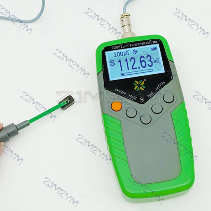 Permanent Magnet Gauss Meter Handheld Digital Tesla Meter Magnetic Flux Surface Magnetic Field Test 5% Accuracy TD8620
