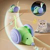 Rechargeable Interactive Cat Car Toy – Smart Electric Teaser for Kittens 1