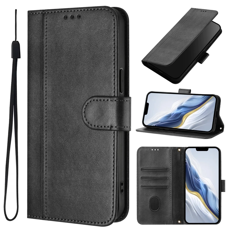 Vintage Leather Wallet Phone Case - Stylish Protection