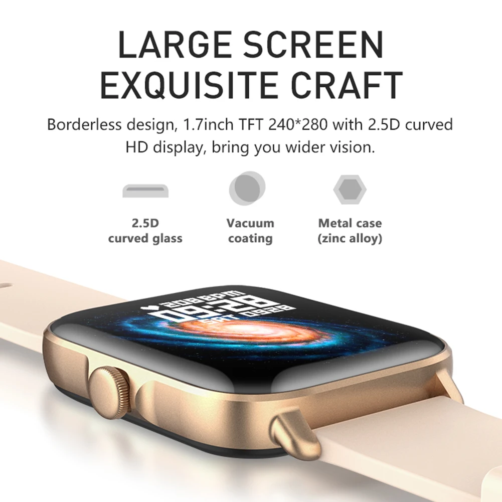 Bluetooth Answer Call Ip67 Waterproof Heart Rate Sleep Tracking Ai Voice Control