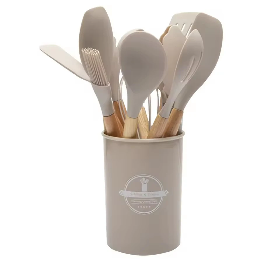 12-Piece Heat-Resistant Non-Stick Kitchen Utensil Set with Holder