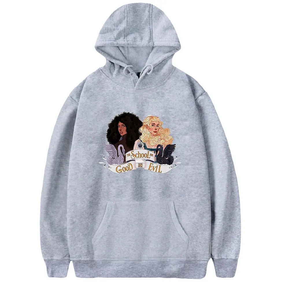 The School for Good and Evil Movie Hoodie Long Sleeve Women Men Sweatshirt Harajuku Streetwear Casual Style Clothes
