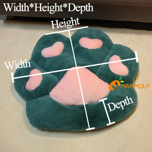 1 PC INS NEW Paw Pillow Animal Seat Cushion Stuffed Small Plush Sofa Indoor Floor Home Chair Decor Winter Children Gift Pets 6