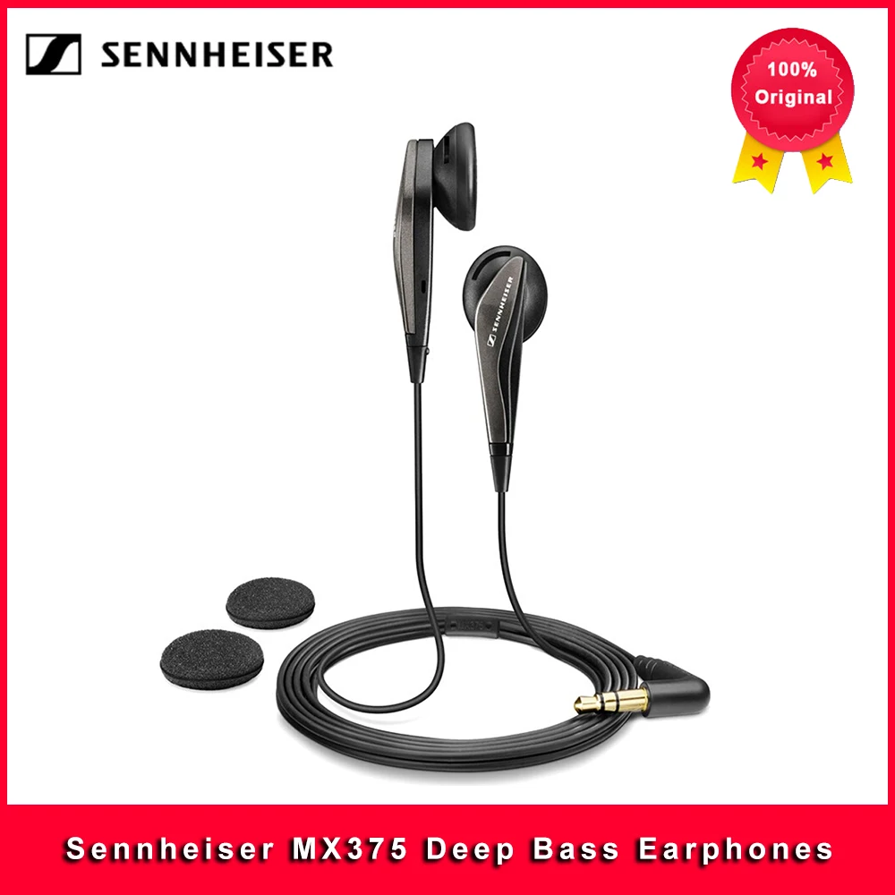 まとめ売り【10個セット】Sennheiser MX 375 有線イヤホン SENNHEISER 【当店1年保証】Sennheiser ゼンハイザー インイヤー