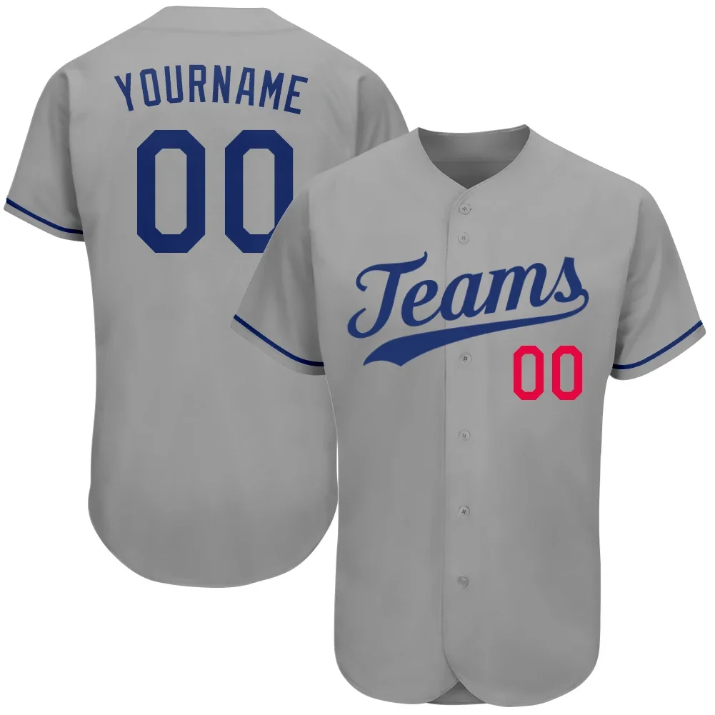Baseball Jersey Personalized Print Team Name Numbers Button-down Tee Shirts for Men Kids Outdoors Birthday Gift