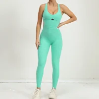 New Long Jumpsuits One Pieces Bodysuit Sexy Female Clothing Sport Fitness Overalls Sweatsuit Youthful Woman Clothes Black Body - Image 2