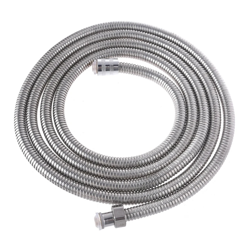 

300cm Stainless Steel Flexible Shower Hose Pipe Bathroom Water Heater Hose Replace Parts