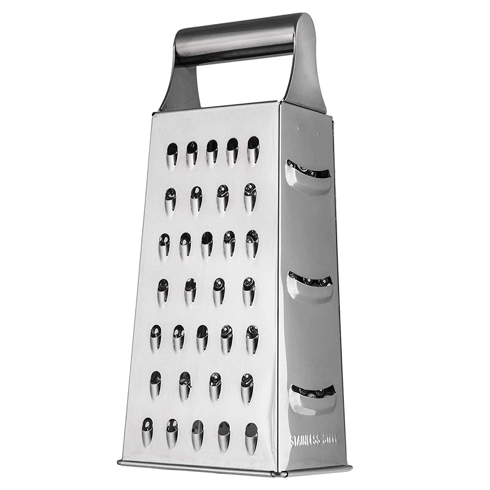 Stainless Steel 4 Sided Cheese Grater - Image 6