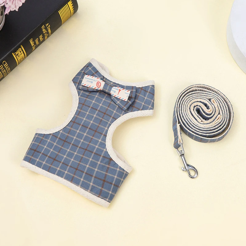 Bow Blue Plaid