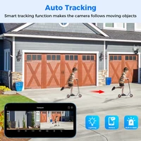Caméra IP Wifi PTZ Hiseeu 4K 8MP à double objectif, zoom 5X, vision nocturne couleur, surveillance sans fil, caméras de sécurité CCTV 3