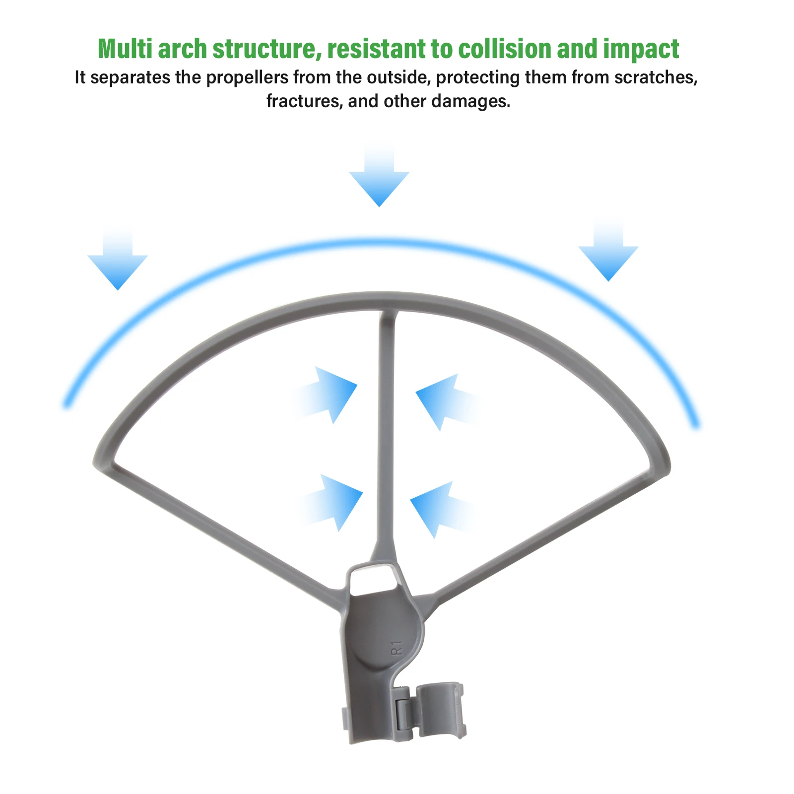 DJI Mini 5 Pro용 프로펠러 가드 경량 PC+ABS 보호용 프로펠러 링 빠른 설치 충돌 방지 안전 프레임 4PCS