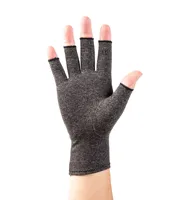 2 Pairs Arthritis Gloves Fingerless Compression Gloves Women Men for RSI,Carpal Tunnel, Rheumatoid, Tendonitis 2
