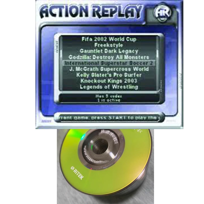 Ngc Action Replay Ar The Ultimate Game Enhancer Per Gamecube Cheats Disc