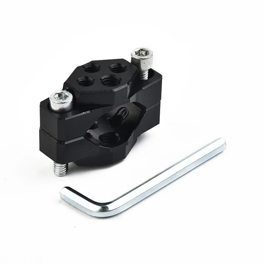 

1pcs 17-32mm Motorcycle Handlebar Bumper Mount Bracket Clamp For LED Spot Fog Light Aluminum Alloy Car Accessory Installation