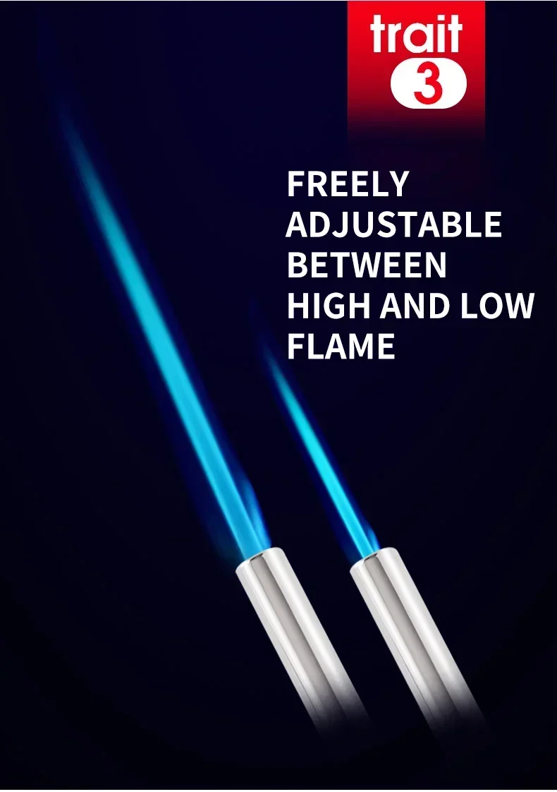 Description Picture 5 of itemTorch Cooking AutoIgnition Butane Gas Welding-Burner Welding Gas Burner Flame Gas Torch Flame Gun Blow for BBQ Camping Cooking