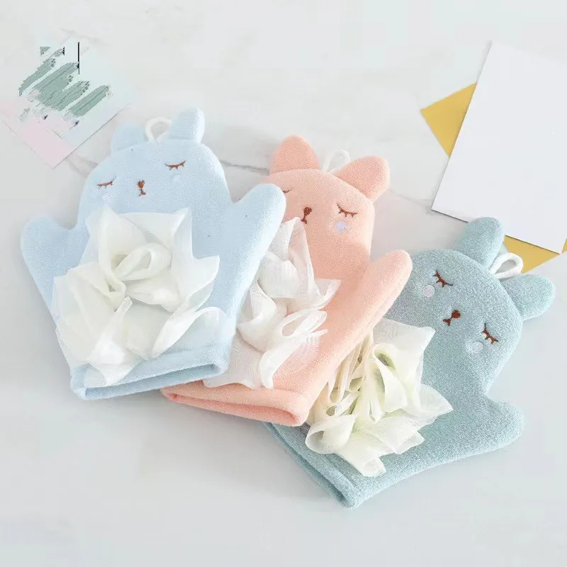 Cartoon Baby Bath Gloves Cotton Bath Towel for Children Kids Cute Animal Bath Brushes Comfortable Shower Sponge Bath Accessories Cartoon Baby Bath Gloves Cotton Bath Towel for Children Kids Cute Animal Bath Brushes Comfortable Shower Sponge Bath Accessories