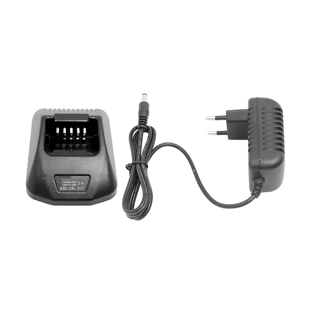 KSC-25 Walkie Talkie Battery Desktop Charger For Kenwood TK-2140 TK-3140 TK-2160 TK-3160 Two Way Radio ksc 25 ni mh li ion charger base for tk 2140 tk 2160 tk 2170 tk2173 tk 2178 tk 2360 nx 220 nx 320 nx 420 two way radio