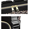 LEQUEEN Leopard Print Women Backpacks Multifunction Ladies Shoulder Backpack Large Capacity Mommy Bags Baby Changing Diaper Bags 4